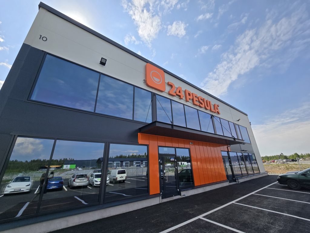 24Pesulan uusi brändätty toimitila