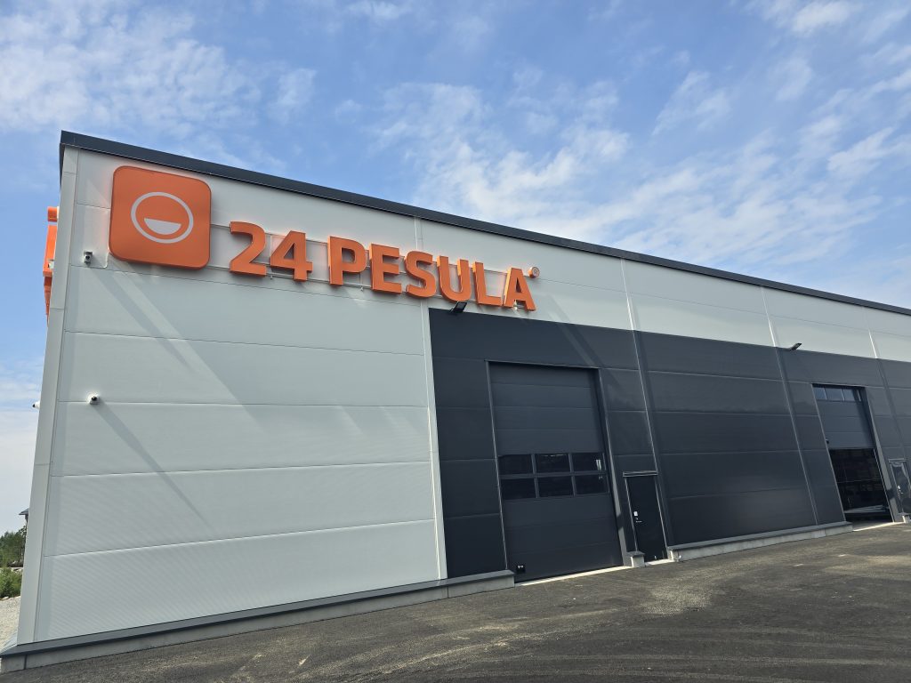 24Pesulan uusi brändätty toimitila