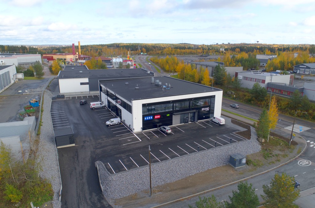 Ilmakuva Särkijärvenkatu 2 toimitila Tampere Lahdesjärvi