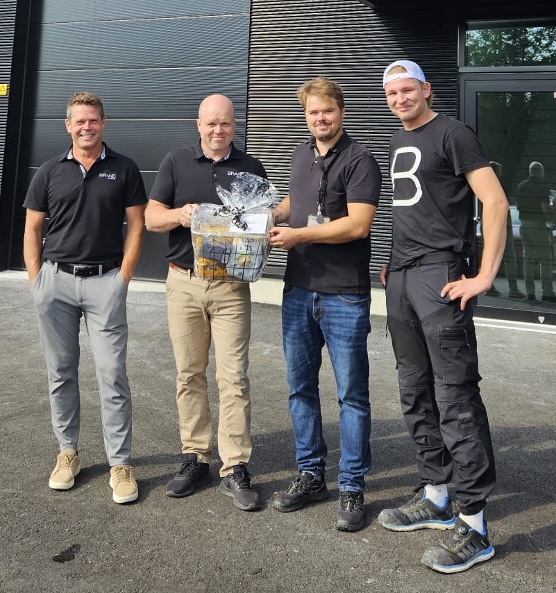 BRAND toimitiloilta kuvassa Hannu Savukoski, Rami Sivula ja Erik Vilenius. DANX Esa Mäenpää