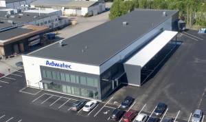 Adwatec Oy toimitilan ilmakuva