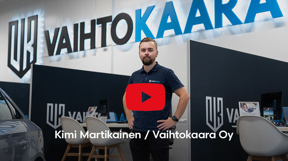 Youtube videohaastattelu (avautuu uuteen sivustoon) Videohaastattelu Kimi Martikainen / Vaihtokaara Oy